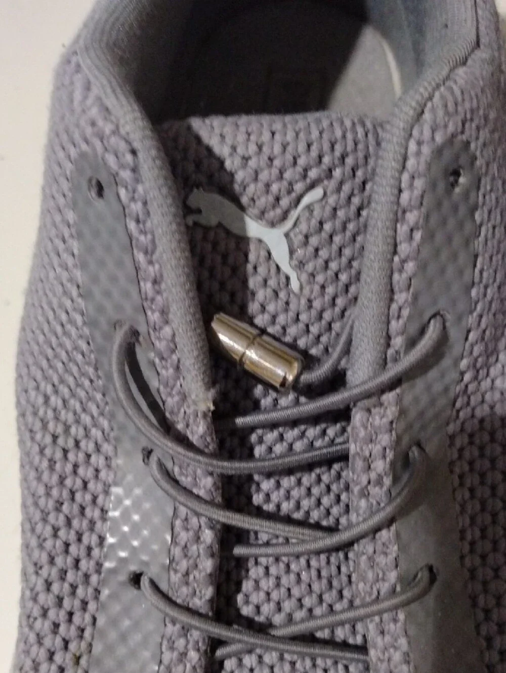 Men's Puma Cell Ultimate Gray Mesh Slip-On Sneakers